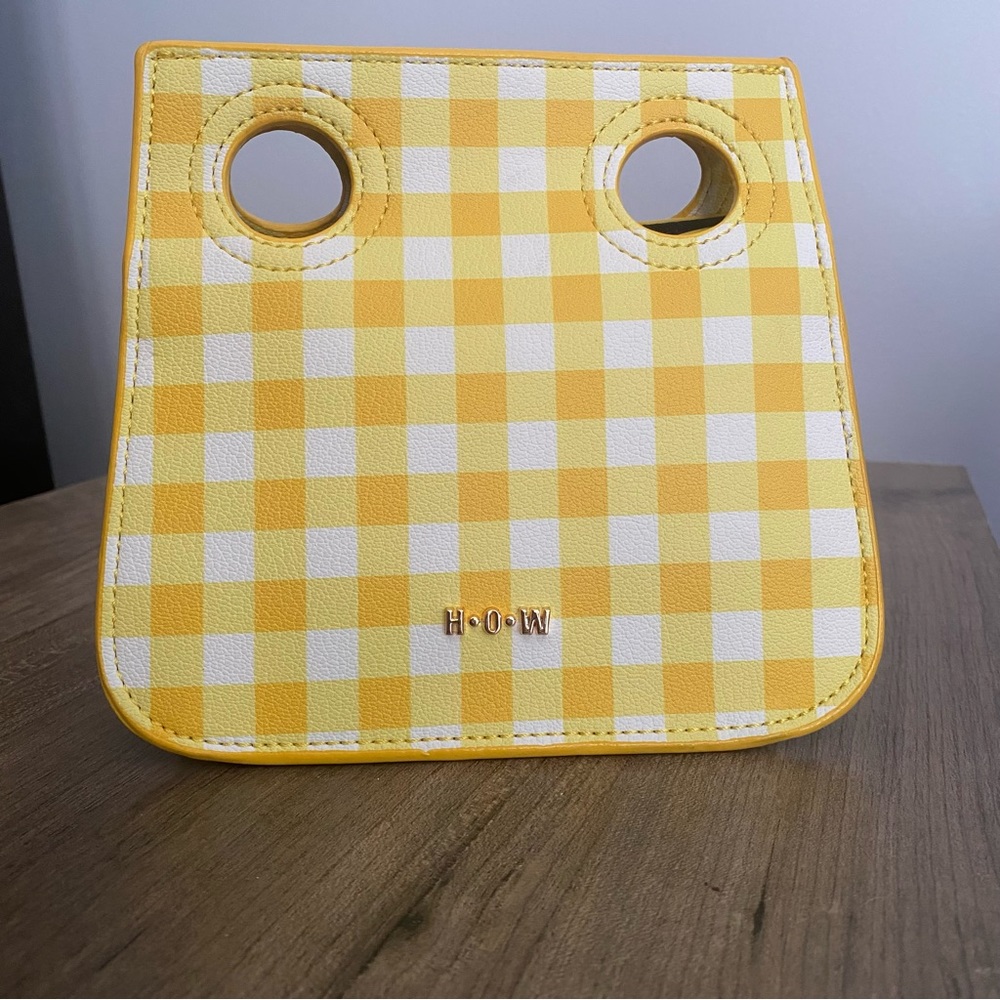 House of Want We Are Original Shoulder Flap Bag Gingham Check Spring DIY